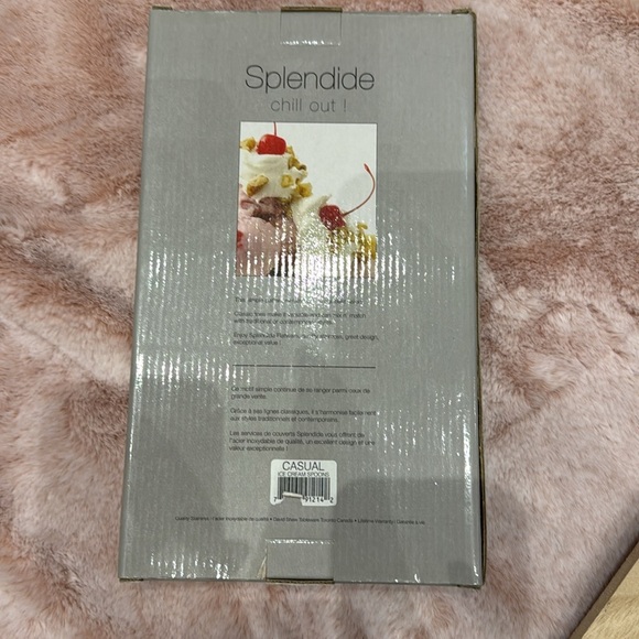 NIB Splendide - chill out!! Set of 4 ice cream spoon - Picture 2 of 4